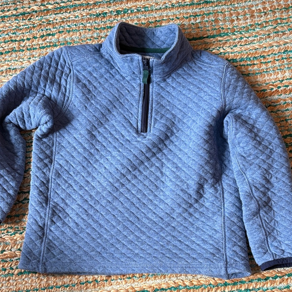 Kids Crewcuts Blue Quilted Pullover